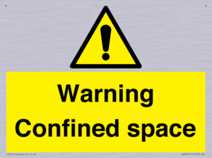 Warning Confined space